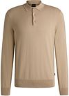 BOSS Gemello Long Sleeve Polo Shirt Beige 50506025-275 order online | Suitable