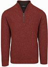 CASAMODA Halfzip Trui Structure Melange Brique 454479000-491 kopen | Suitable