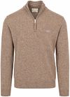 Gant Halfzip Lambswool Sweater Camel order online | 87313-283 | Suitable Liechtenstein