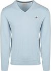 Gant Pullover V-Hals Lichtblauw 8030562-457 kopen | Suitable
