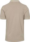 Marc O'Polo Poloshirt Faded Silke Beige Product / Achterkant