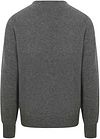 William Lockie O-Auschnitt Pullover Lammwolle Gliff Grau Product / Achterkant