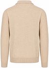 McGregor Pull zippé col montant Polo Knitted Structure Sand Product / Achterkant