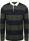 McGregor Rugbyshirt Streep Marine Olijf MM252.8004.01-5103