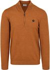 Køb No Excess Half-Zip Striktrøje Caramel 33210895SN-048 | Suitable