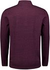 No Excess Half Zip Trøje Dark Wine Melange Product / Achterkant