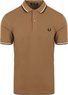 Fred Perry Polo Brązowy M3600-W60 