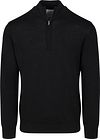 Profuomo Half Zip Pullover Merino Wool Black PPXJ30025C-A order online | Suitable