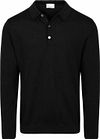 Profuomo Longsleeve Poloshirt Merinowolle Schwarz kaufen | PPXJ30029B-A | Suitable