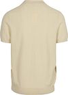 Profuomo Polo Shirt Riva Structure Ecru Product / Achterkant