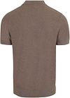 Profuomo Polo Shirt Riva Luxury Structure Taupe Product / Achterkant