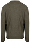Profuomo Pullover Merinowolle Olive Product / Achterkant