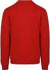 Sweter Scotch and Soda z nadrukiem w kolorze czerwonym Product / Achterkant