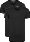 Slater T-shirt Czarny 6620 2-pack