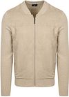 State Of Art Strickjacke Zip Bomber Beige kaufen | 16116066-1600 | Suitable