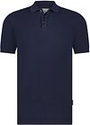 Køb State of Art strikket polo – marineblå 47115060-5900 | Suitable