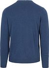 Steppin' Out maglione con scollo a V in lana merino blu medio Product / Achterkant