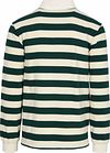 Steppin' Out Rugby Polo Shirt Stripe Green Ecru Product / Achterkant