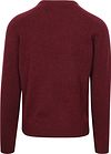 Steppin' Out Pullover V-Neck Lambswool Burgundy Product / Achterkant