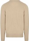 Steppin' Out Sweter z kaszmiru z dekoltem w serek w kolorze ecru Product / Achterkant
