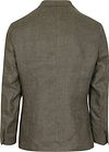 Suitable blazer in lino Panama verde oliva Product / Achterkant