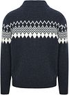 Suitable Avery Nordic Half Zip Pullover Wool Blend Navy Product / Achterkant