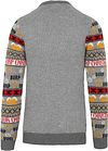 Suitable świąteczny sweter Multicolour szary z lampkami Product / Achterkant