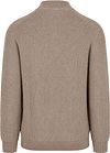 Suitable Half Zip Striktrøje Cowo Taupe