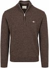 GANT Sweter Brązowy 87313-280 