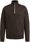Vanguard Trui Half Zip Wol Bruin VKW2310312-8080 kopen | Suitable