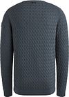 Vanguard Trui Knitted Structure Blauw Product / Achterkant