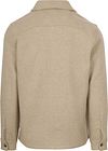 Beżowa overshirt Suitable z mieszanki wełny Product / Achterkant