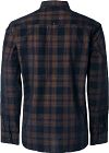 Camicia No Excess in velluto a coste a quadri navy Product / Achterkant