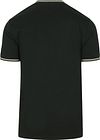 Fred Perry M1588 Twin Tipped T-shirt Donker Groen Product / Achterkant