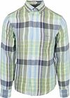 Gant Overhemd Linnen Ruiten Blauw Groen 3250074-362 kopen | Suitable