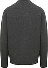 William Lockie Pullover in lana d’agnello con scollo a V Cliff grigio Product / Achterkant