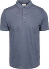 Knowledge Polo Regular Linnen Indigo 1020001-1226 kopen | Suitable