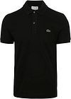 Lacoste piqué-sort polo i sort PH4012-031