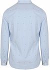 NZA Overhemd Julius Print Blauw Product / Achterkant