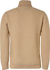 No Excess Pull Col Roulé Laine Mélangé Beige Product / Achterkant