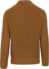 No Excess sweter z dzianiny z mieszanki wełny brązowy Product / Achterkant