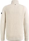 PME Legend Knitted Rollkragenpullover Ecru Product / Achterkant