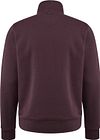 PME Legend Pullover mit halber Knopfleiste und Reißverschluss Bordeaux Product / Achterkant