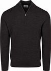 Profuomo Half Zip Pullover Merino Wool Dark Brown PP2J00014C-H2 order online | Suitable