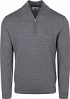 Profuomo Half Zip Pullover Merinowol Grijs PP2J00014B-C3 kopen | Suitable