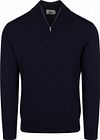 Profuomo Half Zip Pullover Merinowol Navy PP2J00014A-P kopen | Suitable