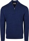 Profuomo Half Zip Pullover Merinowol Royal Blue PPXJ30025A-N1 kopen | Suitable