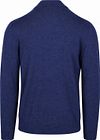 Profuomo Half Zip Pullover Merino Wool Royal Blue