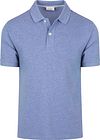 Profuomo Piqué Poloshirt Melange Blå