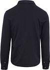 Profuomo Longsleeve Polo Navy Melange Product / Achterkant